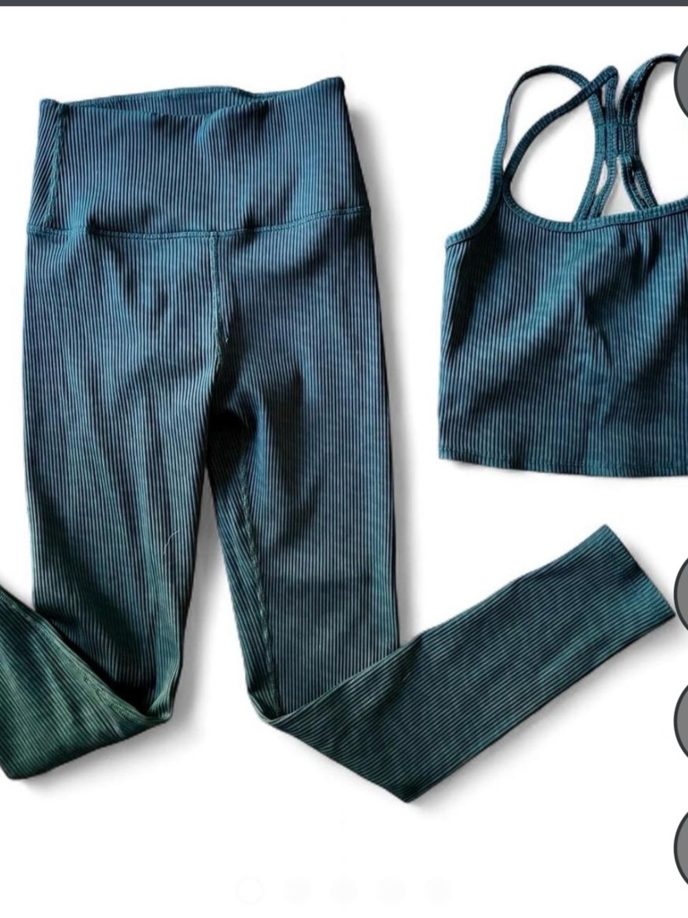 Carbon38 Ribbed Workout Set
